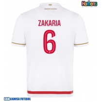 Camisa de Futebol AS Monaco Denis Zakaria #6 Equipamento Principal 2025-26 Manga Curta